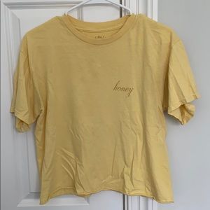 brandy melville “honey” tshirt